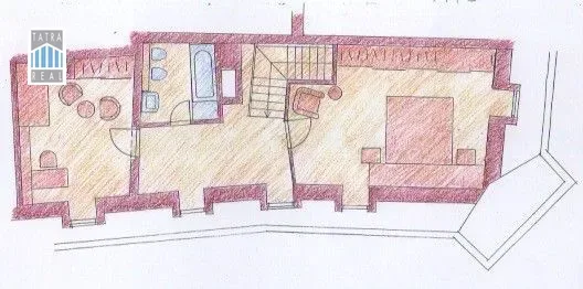 Veľkometrážny 3-izbový byt v historickom centre Bratislavy na Laurinskej ulici