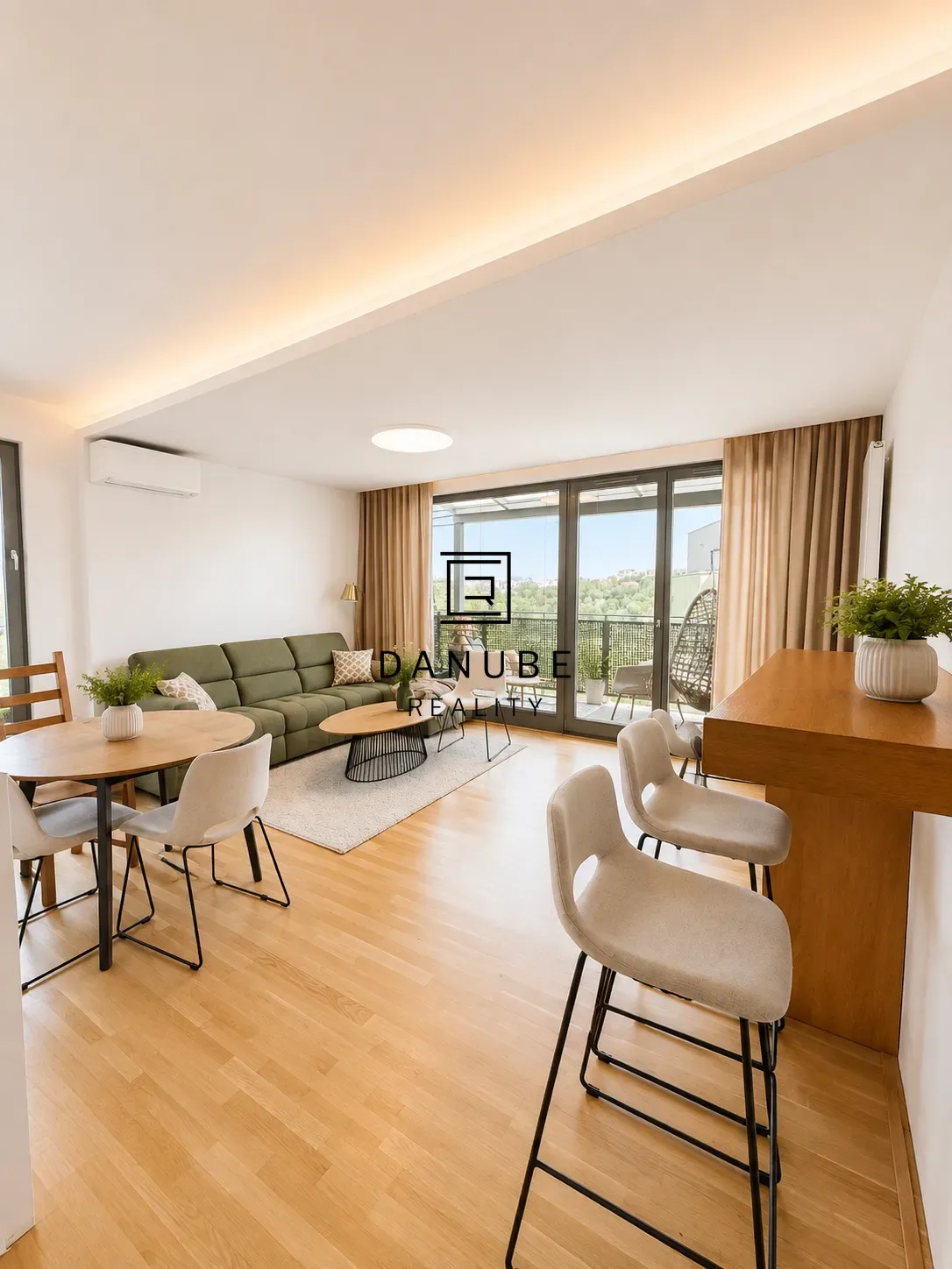 PRENÁJOM 3i byt s balkónom s parkovacím státím v CUBICON GARDENS ulica Rudolfa Mocka, Bratislava-Karlova Ves.